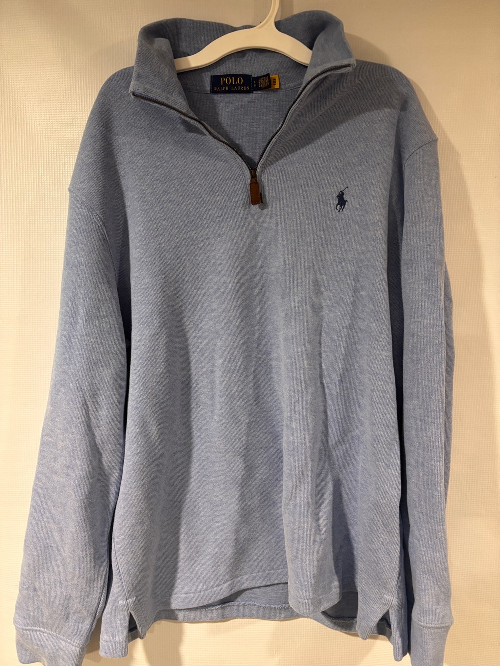 Polo Ralph Lauren Light Blue Quarter-Zip Pullover
